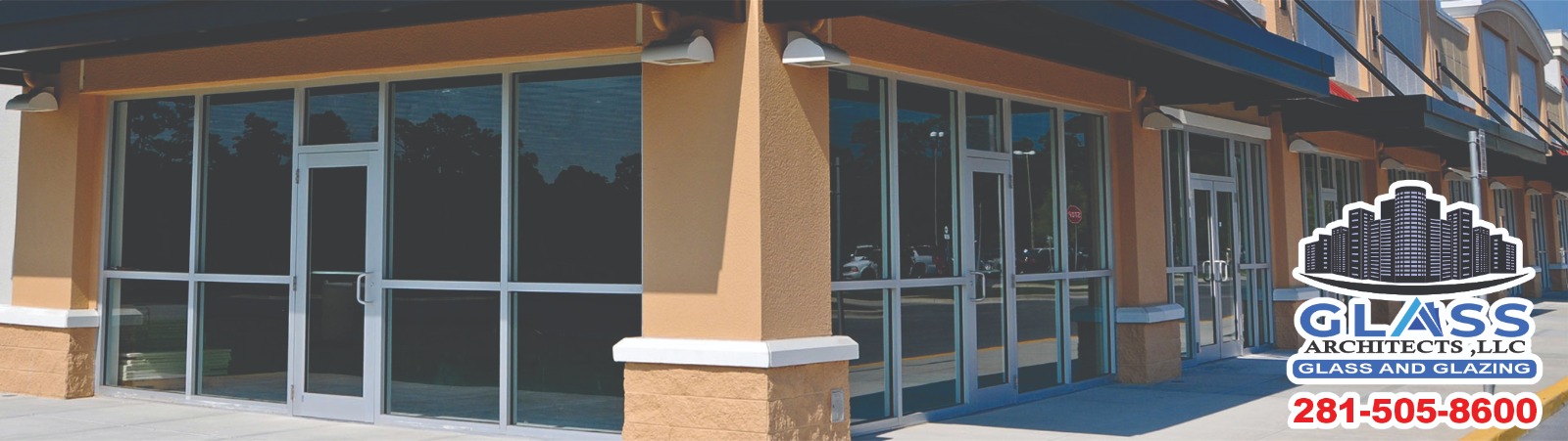 Shopping Plaza Commercial Glass Facade