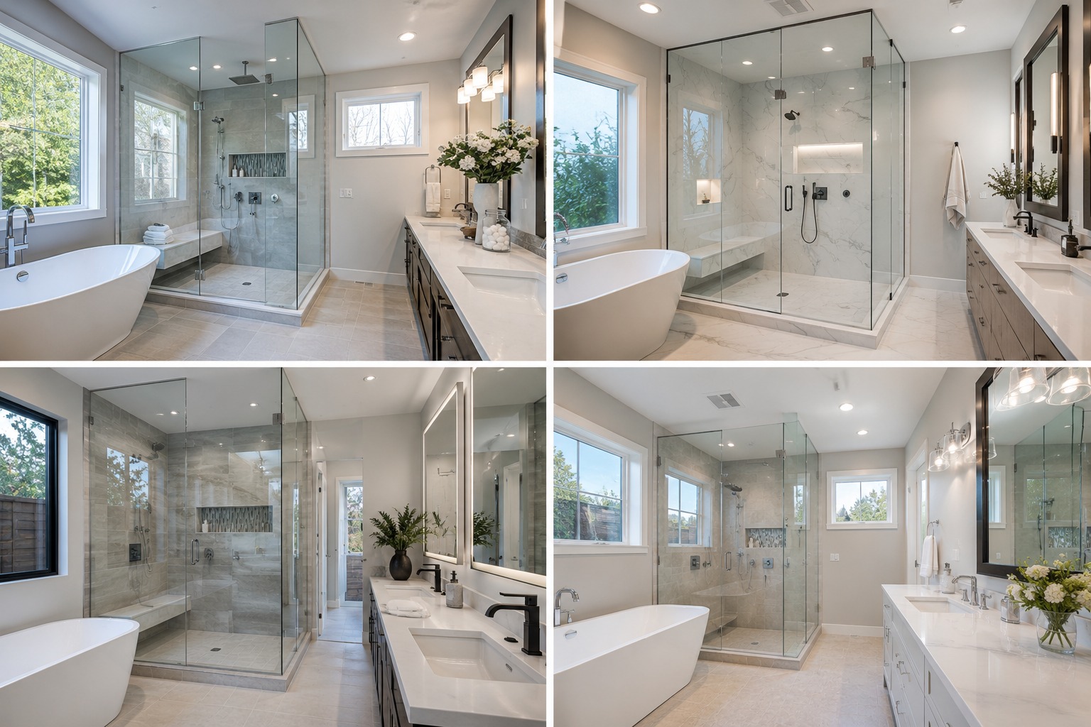 Custom Frameless Glass Showers